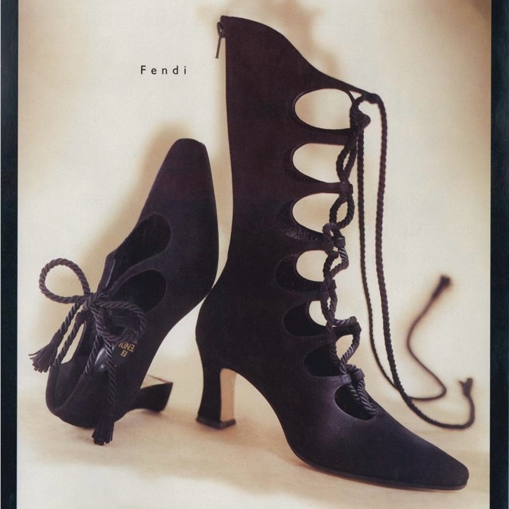 Help find fendi lace up heels